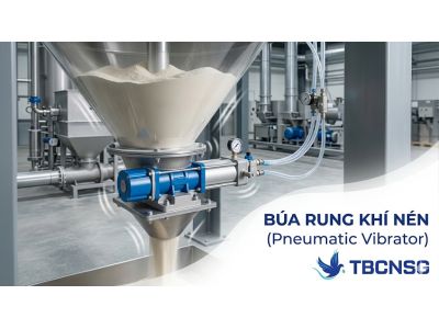 Búa rung khí nén: Giải pháp kỹ thuật xử lý tắc nghẽn dòng chảy vật liệu