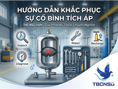 Hướng dẫn khắc phục sự cố bình tích áp: Kinh nghiệm vận hành từ chuyên gia