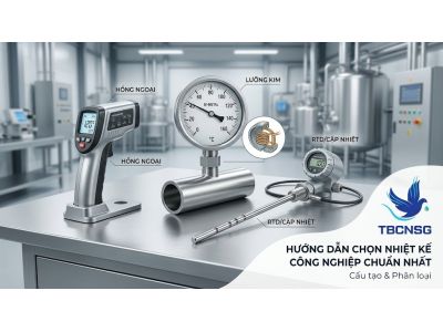 Nhiệt kế công nghiệp: Cấu tạo, nguyên lý và kinh nghiệm lựa chọn chuẩn kỹ thuật