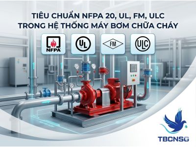 Tiêu chuẩn NFPA 20, UL, FM, ULC trong hệ thống máy bơm chữa cháy
