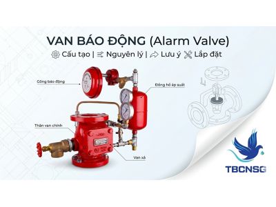 Van báo động (Alarm Valve): Nguyên lý vận hành và tiêu chuẩn kỹ thuật hệ thống PCCC