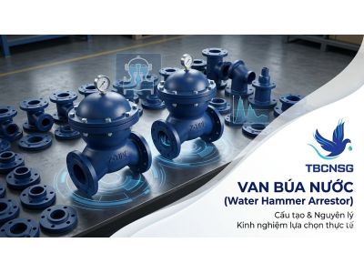 Van búa nước: Giải pháp triệt tiêu xung lực và bảo vệ đường ống bền vững