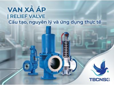 Van xả áp (Relief Valve): Giải pháp bảo vệ áp suất và duy trì ổn định hệ thống
