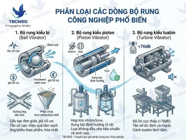 Búa rung khí nén: Nguyên lý, phân loại và kinh nghiệm vận hành