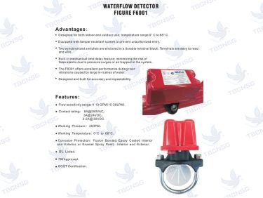 Công tắc dòng chảy Weflo Fig F6001 tiêu chuẩn UL FM