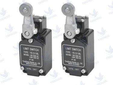Sản phẩmCông tắc hành trình YongSung YS-511RL kiểu con lăn đòn bẩy ngắn