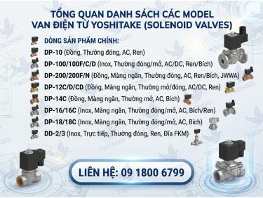 Đánh giá van điện từ Yoshitake Nhật Bản: Ưu điểm &amp; Cách chọn đúng