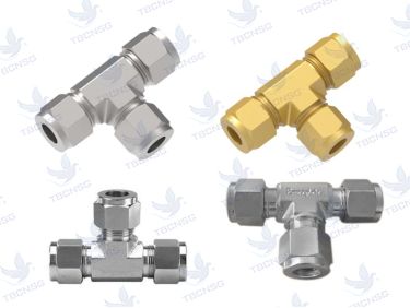 Đầu nối Tê 3 đầu hạt bắp (inox, đồng)