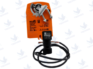 Sản phẩmĐộng cơ van gió Belimo TF24-SR: Lực kéo 2Nm, lò xo phản hồi an toàn, 24V AC/DC