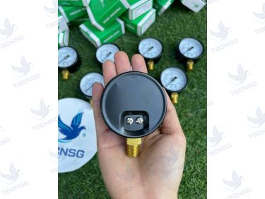 Đồng hồ áp suất KK Gauge chân đứng không dầu