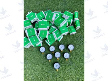 Đồng hồ áp suất KK Gauge chân đứng không dầu