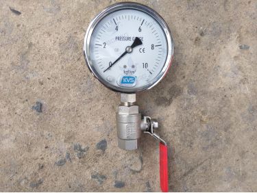 Đồng hồ áp suất KVS P260 chính hãng Thổ Nhĩ Kỳ vỏ inox