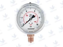 Đồng Hồ Áp Suất Pakkens Chân Đứng Mặt Dầ..