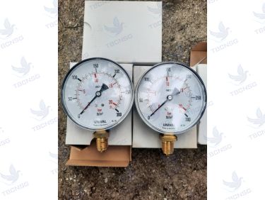Đồng hồ áp suất Unival 0-300psi/21bar - Made in Germany