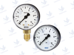 Đồng hồ áp suất Wika 111.12 chân sau vỏ ..
