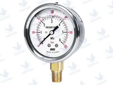 Đồng hồ áp suất Wise P254 series (có dầu)