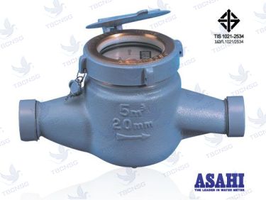 Đồng hồ nước Asahi GMK đa tia nối ren DN15 DN40