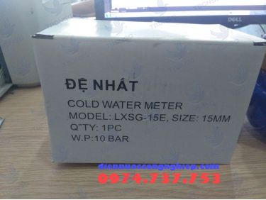 Đồng hồ nước Đệ Nhất (ren)