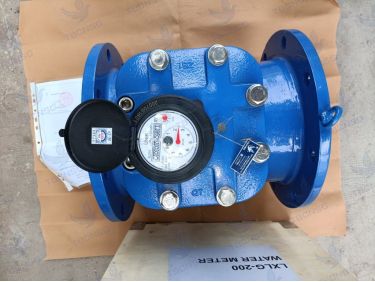 Đồng hồ nước DN150 Unik LXLG Đài Loan lắp bích