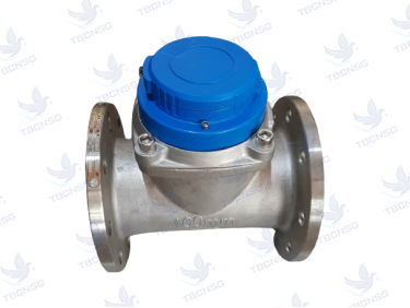 Đồng hồ nước Komax mặt bích thân inox