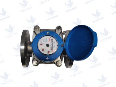 Đồng hồ nước Komax mặt bích thân inox