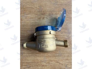 Đồng hồ nước Komax thân đồng nối ren