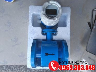 Đồng hồ nước thải điện tử lắp mặt bích