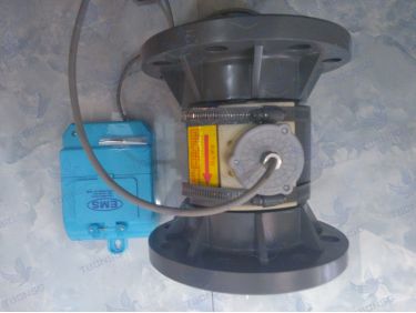 Đồng hồ nước thải EMS thân nhựa nối bích
