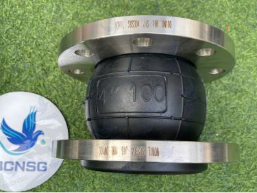 Khớp nối mềm Wonil bầu đơn, mặt bích