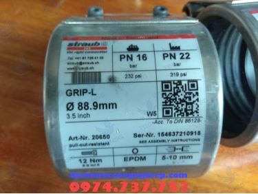 Khớp nối ống kéo DN 80 kiểu Grip-L
