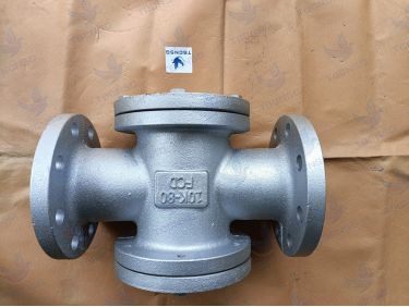 Sản phẩmKính quan sát dòng chảy DR Đài Loan thân inox gang kết nối mặt bích