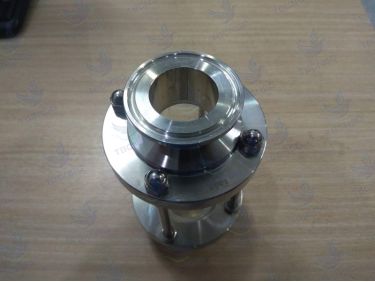 Kính quan sát dòng chảy inox 304 316 kết nối clamp gia công và nhập khẩu