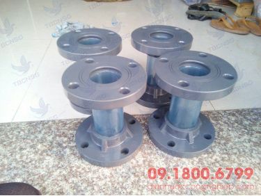 Sản phẩmKính quan sát dòng chảy nhựa PVC uPVC CPVC kết nối mặt bích rắc co