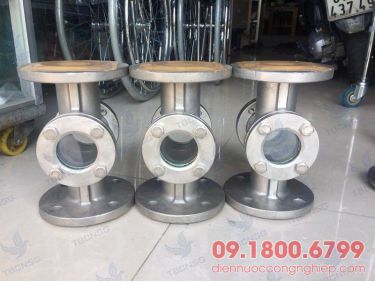 Kính soi dòng chảy inox 304 mặt bích