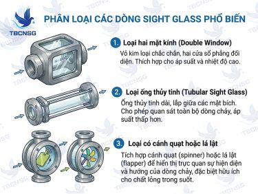 Kính soi dòng chảy (Sight Glass): Cấu tạo, Phân loại &amp; Cách chọn