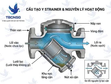 Lọc Y là gì? Cấu tạo, nguyên lý và cách chọn Y Strainer chuẩn