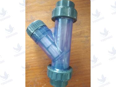 Lọc Y Nhựa PVC cỡ lớn phi 21 đến phi 114 chính hãng