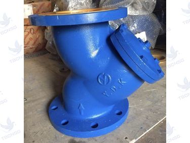 Lọc Y YDK model KGL-16 thân gang mặt bích Hàn Quốc