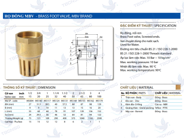 Rọ Bơm Đồng Minh Hòa MBV