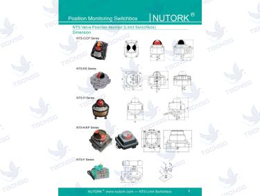 Thiết bị giám sát vị trí van Nutork NTS Series 