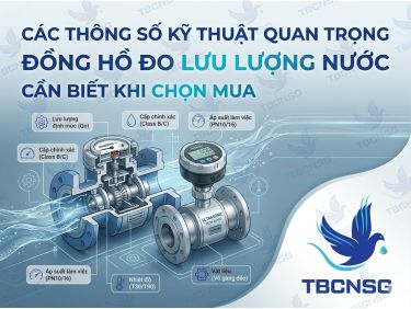 Thông Số Kỹ Thuật Đồng Hồ Đo Lưu Lượng Nước Cần Biết | TBCNSG