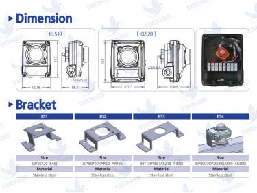 Valve position indicator KosaPlus KLS10 thiết kế compact tiêu chuẩn IP68