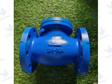 Van 1 chiều  chiều lá YDK KCH-16 gang dẻo PN10/PN16