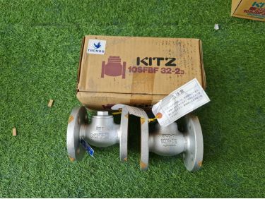 Van 1 chiều Kitz 10SFBF thân Gang lắp bích chính hãng Nhật Bản