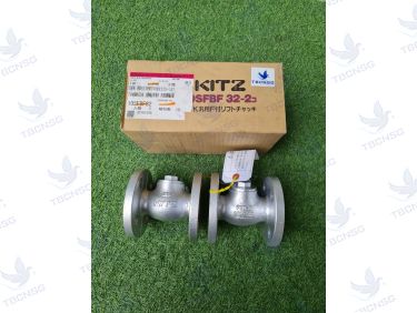 Van 1 chiều Kitz 10SFBF thân Gang lắp bích chính hãng Nhật Bản
