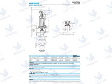 Van an toàn ARI-Armaturen Ari-Safe Fig 903/904