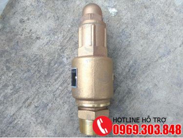 Van An Toàn Hisec Model A3 Brass Safety Valve without Handle