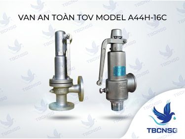 Van an toàn TOV model A44H-16C tay gạt mặt bích PN16