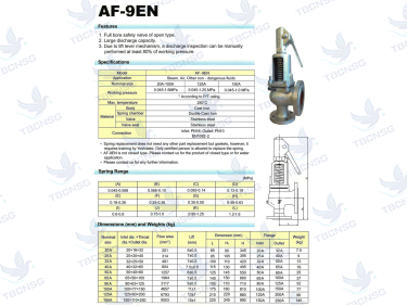 Van an toàn Yoshitake AF-9EN chính hãng Nhật Bản