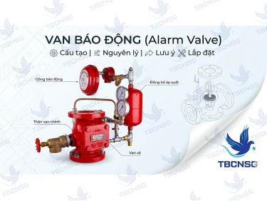 Van báo động (Alarm valve): Cấu tạo, nguyên lý và lưu ý lắp đặt